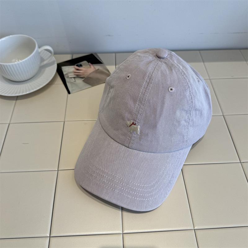 Cartoon Cute Puppy Cap Children Spring and Summer Simple Versatile Soft Top Embroidery Baseball Cap Cap