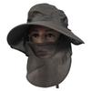 Foldable Sun Protections Hat Hikings Camping Casual Fishing Caps with Neck Flap Breathable Wide Brims Bucket Hat