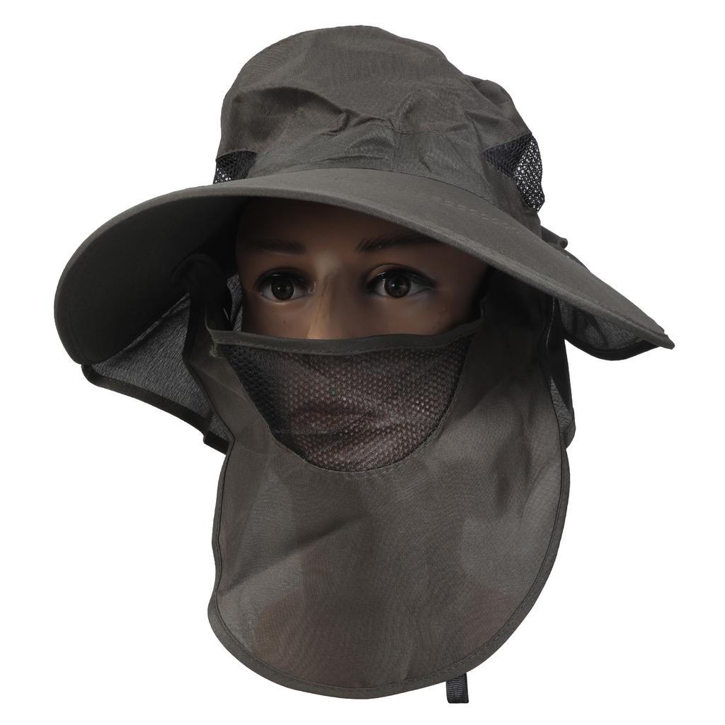 Foldable Sun Protections Hat Hikings Camping Casual Fishing Caps with Neck Flap Breathable Wide Brims Bucket Hat