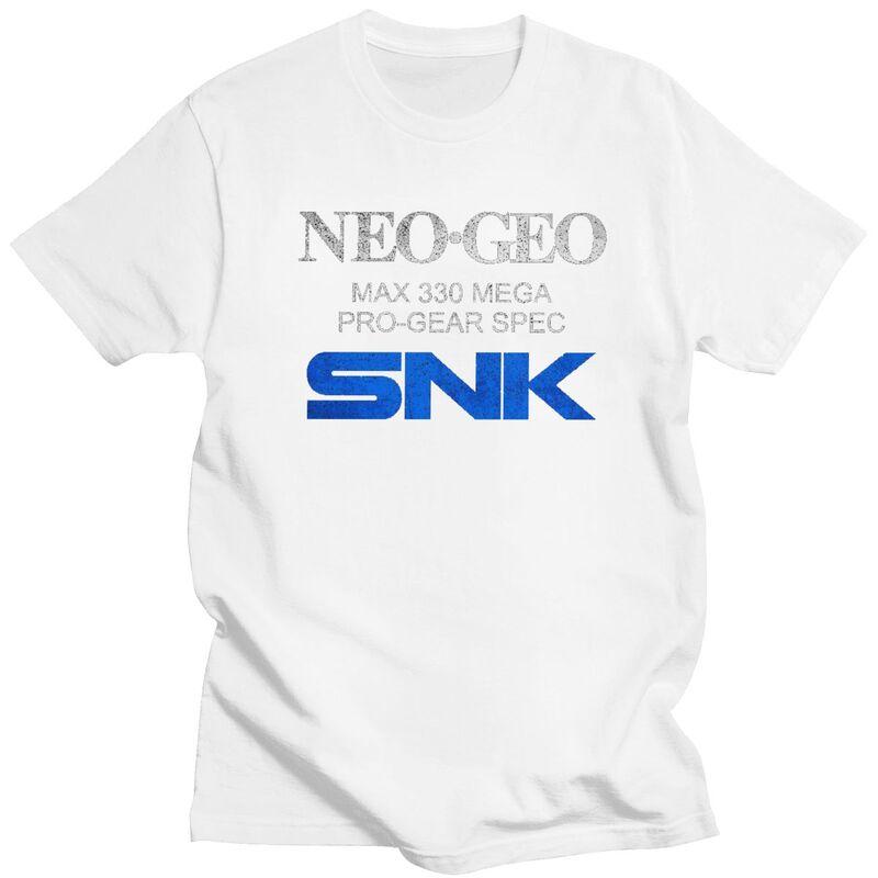 

Custom Retro Arcade Game Neo Geo Snk T Shirt Men Short Sleeve Pure Cotton Tshirt Tees Streetwear Tshirts L