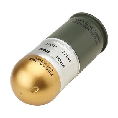 M433 Hedp 40Mm Cartridge Dummy Grenade Model Military Fan Collection Toy Gift Mini Storage Case Airsoft Display Decoration