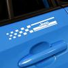 2Pcs Reflective Waterproof Car B Pillar Sticker Decal for Jeep Renegade Wrangler Grand Cherokee Compass Patriot Auto Accessory AMN1
