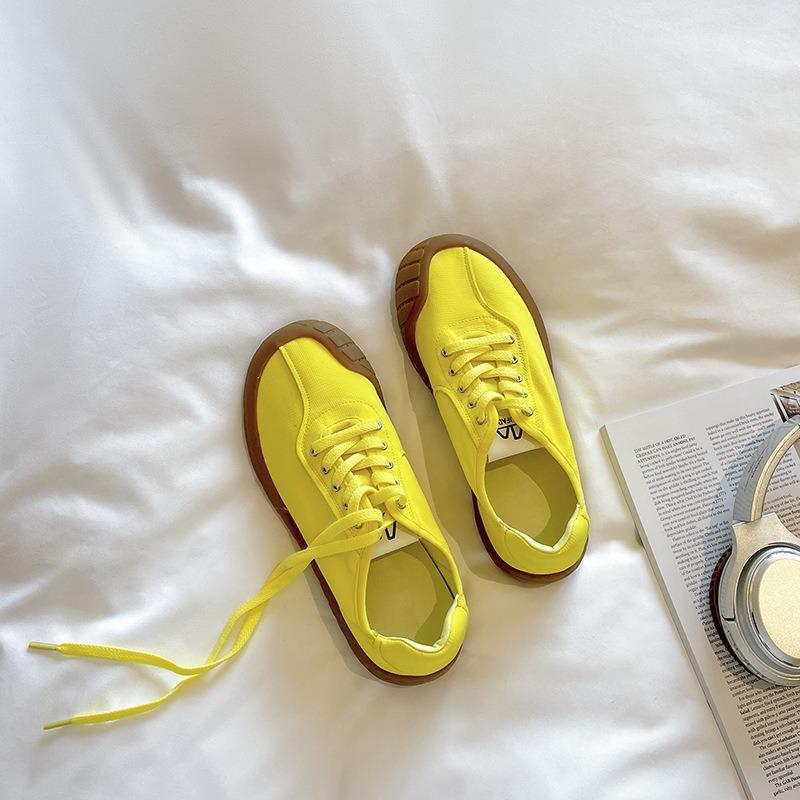 Designer Casual Running Platform Women Lolita Sneaker Sports Cartoon Patchwork White Shoes Brand Breathable Thick Heels Sneakers