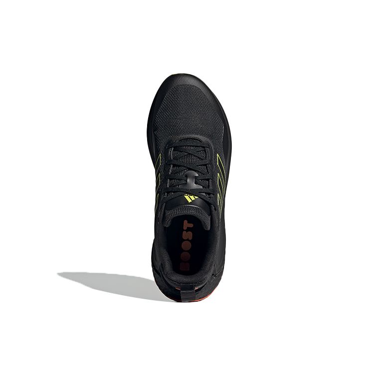 Adidas Alphalava Comfortable Sports Fabric Wear-Resistant Non-Slip Low-Top Casual Running Shoes Unisex Sneakers Black Orange GW2573