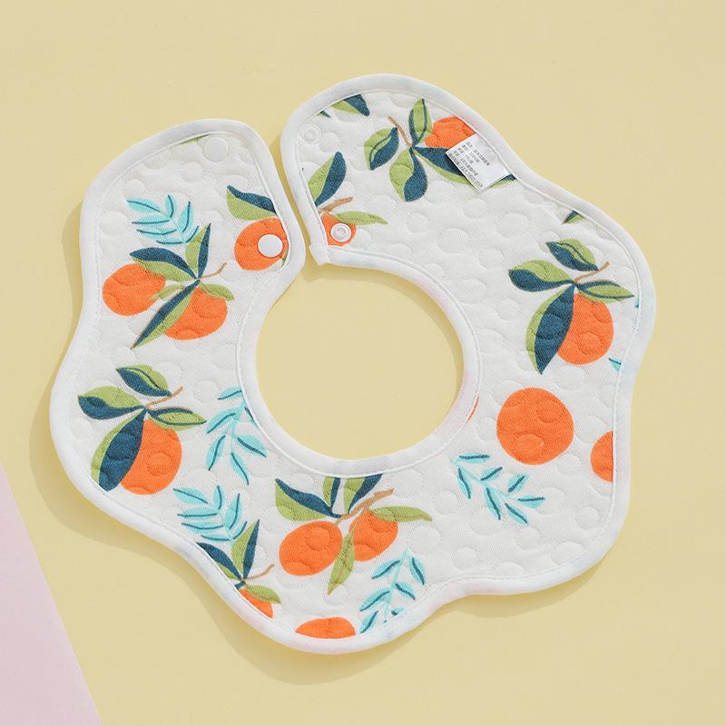 Pure Cotton Waterproof Baby Bibs for Boys - Newborn Feeding Drool Bibs