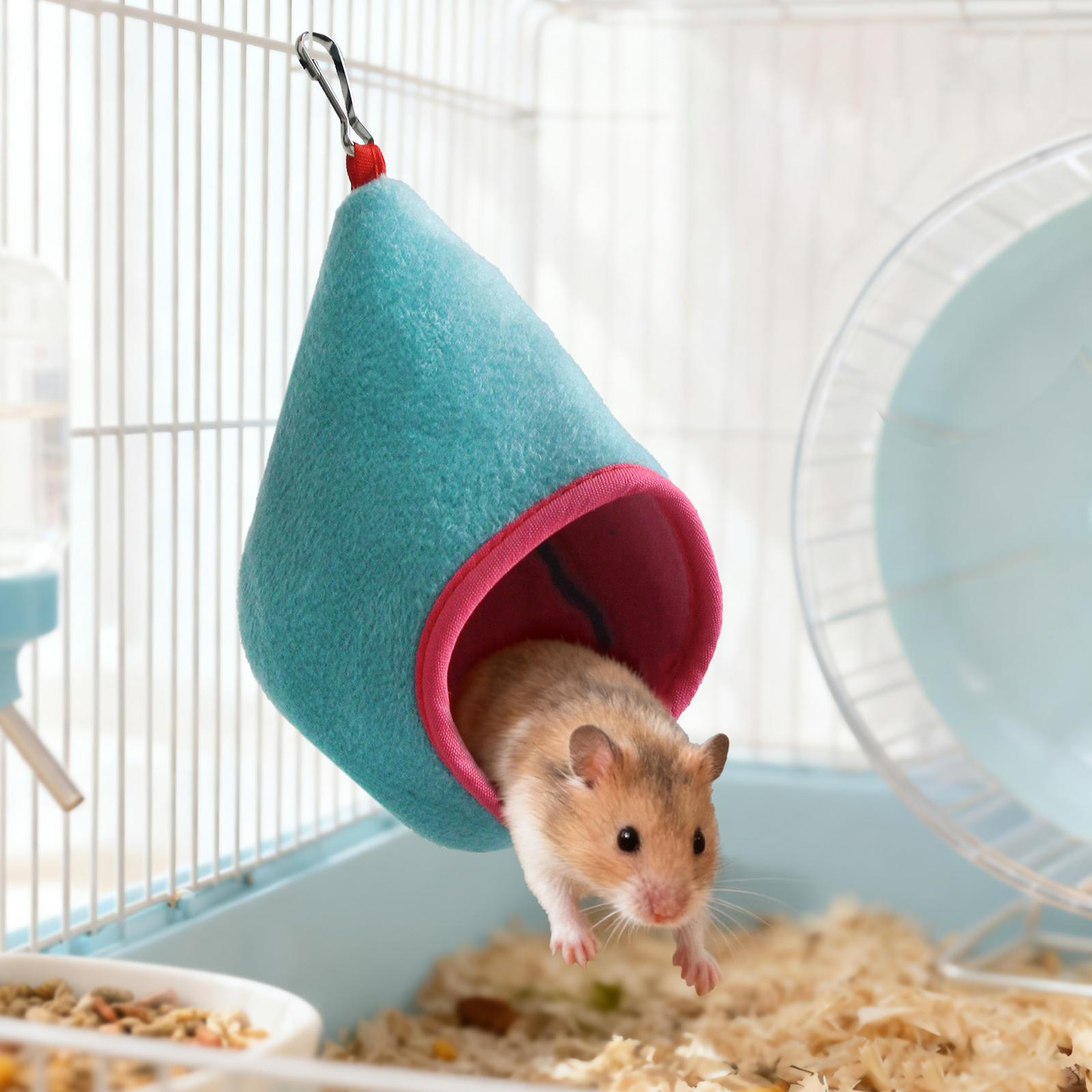 Кровать для хомяка Пещера для морской свинки Домик для маленького питомца Среда обитания Животные Гамак для хорька Крысы Сахара