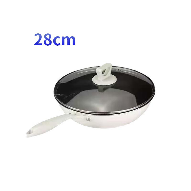 

Triceratops 28cm Titanium Non-stick Wok with Lid