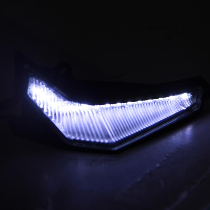Universal Motorcycle Handlebar LED Running Light Handguard Kit with Aluminum Frame for Off Road Riding Protection
