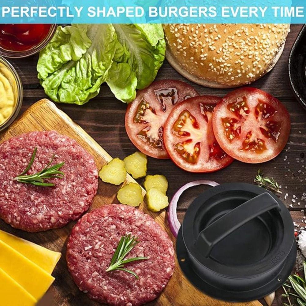 Non Stick Hamburger Patty Maker Food-Grade Stuffed Burger Patty Press  Grill