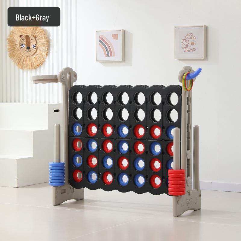 Adjustable 3D Five-in-a-Row Game for Kids - Educational Fun for Indoor & Outdoor Play