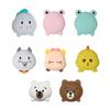 2Pcs Cartoon Door Stopper Wall Protector Quiet Shock Absorbing Door Stops Wall Shield Cushion Soft Adhesive Wall Bumper Guard for Door Handle Knob