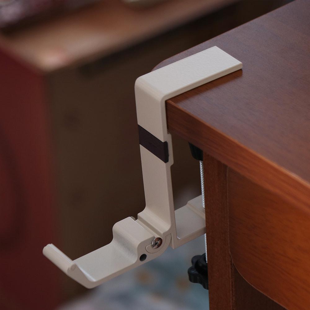 Punch-free Desk Edge Bag Hook Foldable Desk Headset Hanger Hanging Handbag Holder  Home
