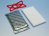 Smartphone Overheat Prevention Ice Pack with White Cover and Red Band PCM-PAC C32-150g (Non-Flammable) (1 Each) (White/Red)