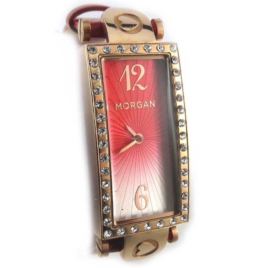 Morgan [N2367] - 'Morgan' Designer Watch In Red and Rose Gold (Seduction)