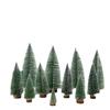 1pc/1set Plastic Scenery Trees Green Winter Snow Scene Tree  DIY Crafts