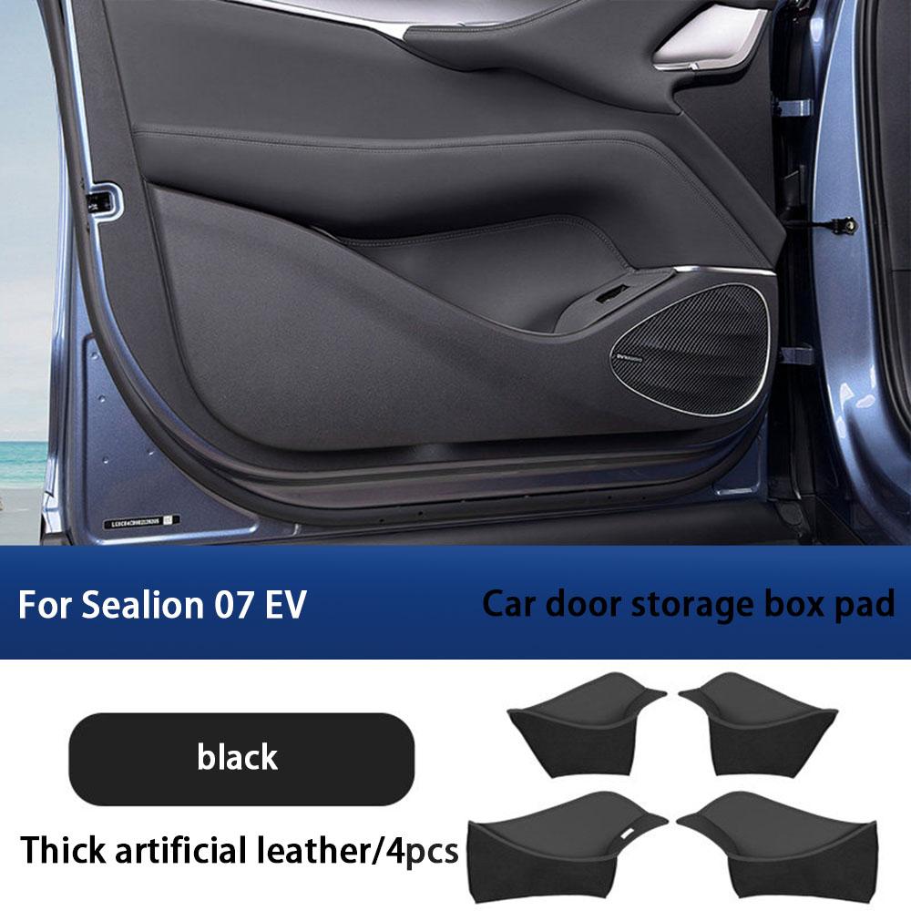 For BYD Sea Lion 07 EV Door Panel Storage Bag Anti Slip Pad Door Groove Storage Pocket Storage Supplies Car Interior Accessories