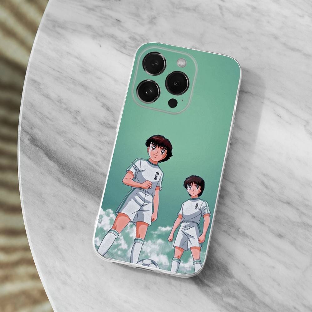 

Anime C-Captain T-Tsubasa Phone Case For iPhone 16,15,14,13,12,11,17 Pro,Max,Plus,X,XS,XR,SE,Mini Transparent Soft Cover iPhone13mini