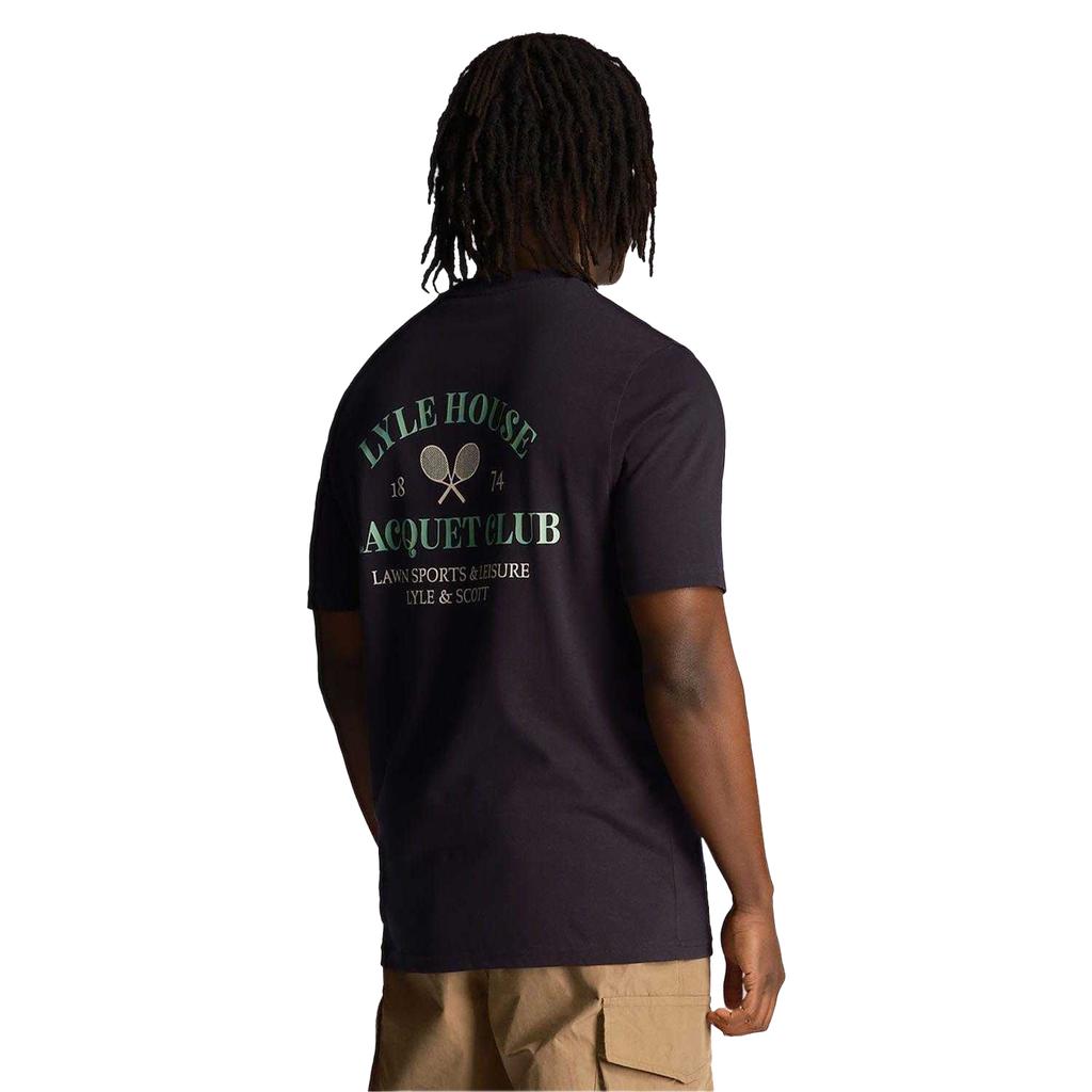 Lyle & Scott Mens Racquet Club Graphic T-Shirt