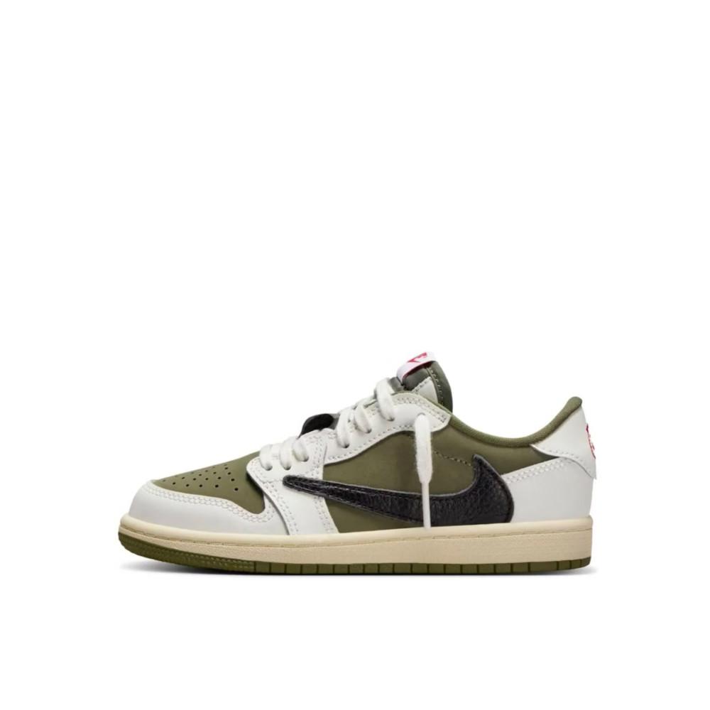 Air Jordan 1 Retro Low OG SP Travis Scott Medium Olive Dětské a Kojenecké