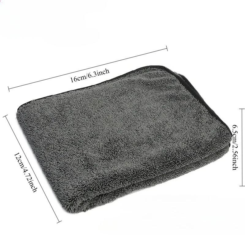 60x40cm Microfiber Car Cleaning Towel Ultra Soft, Quick Drying, High Water Absorption for Vehicle Detailing Accessory