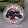 Wildnis Outdoor Stickerei Patches für Kleidung Aufbügel-Patches auf Kleidung Camping Abenteuer Patch für Kleidung Aufkleber Abzeichen