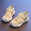 New Summer Kids Mesh Hollow Out Sports Sandals, Single Mesh Solid Color Girls Shoes