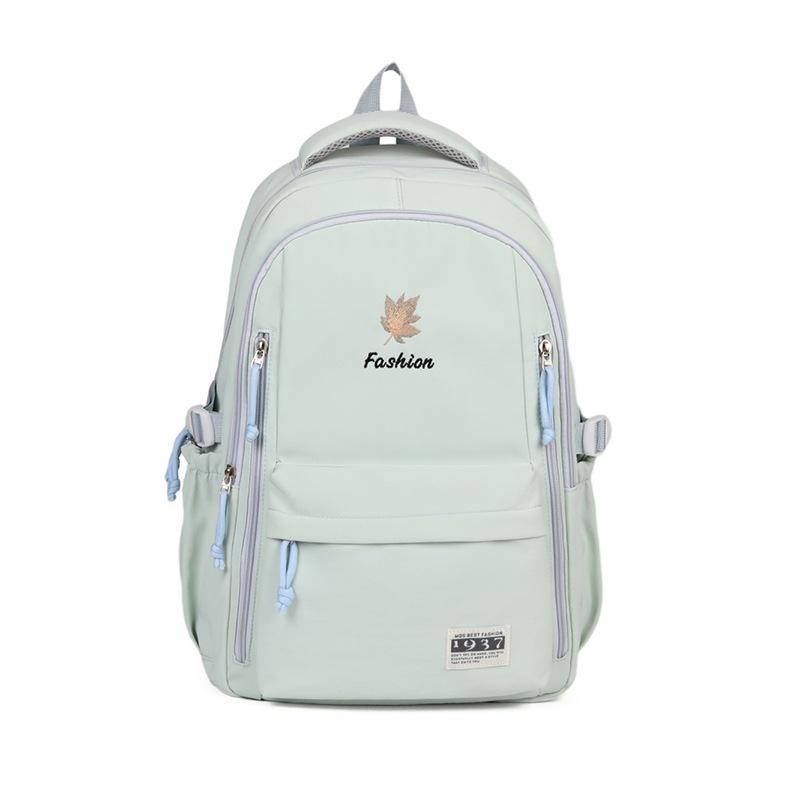 Schoolbag1011 College Style Fashion Backpack Junior High School College Student Fashion School Bag Travel Lightweight Large Capacity Backpack