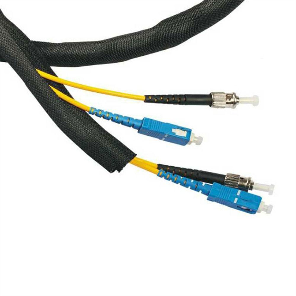 Sleeve Self Closing Pipe Tube Wrap Tube Insulated Hose Braided Cable Sleeve Cable Protecter Wrap
