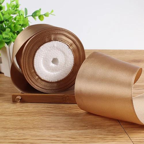 25Yards/roll 75mm Single Face Satin Ribbon Webbing Decoration Gift Christmas Ribbons Table and Chair Backrest DIY Decoration Bow