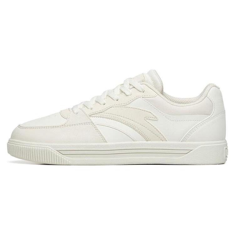 

new Anta Life Collection Wear-Resistant Low-Top Skateboard Shoes Women s White Gray 35.5