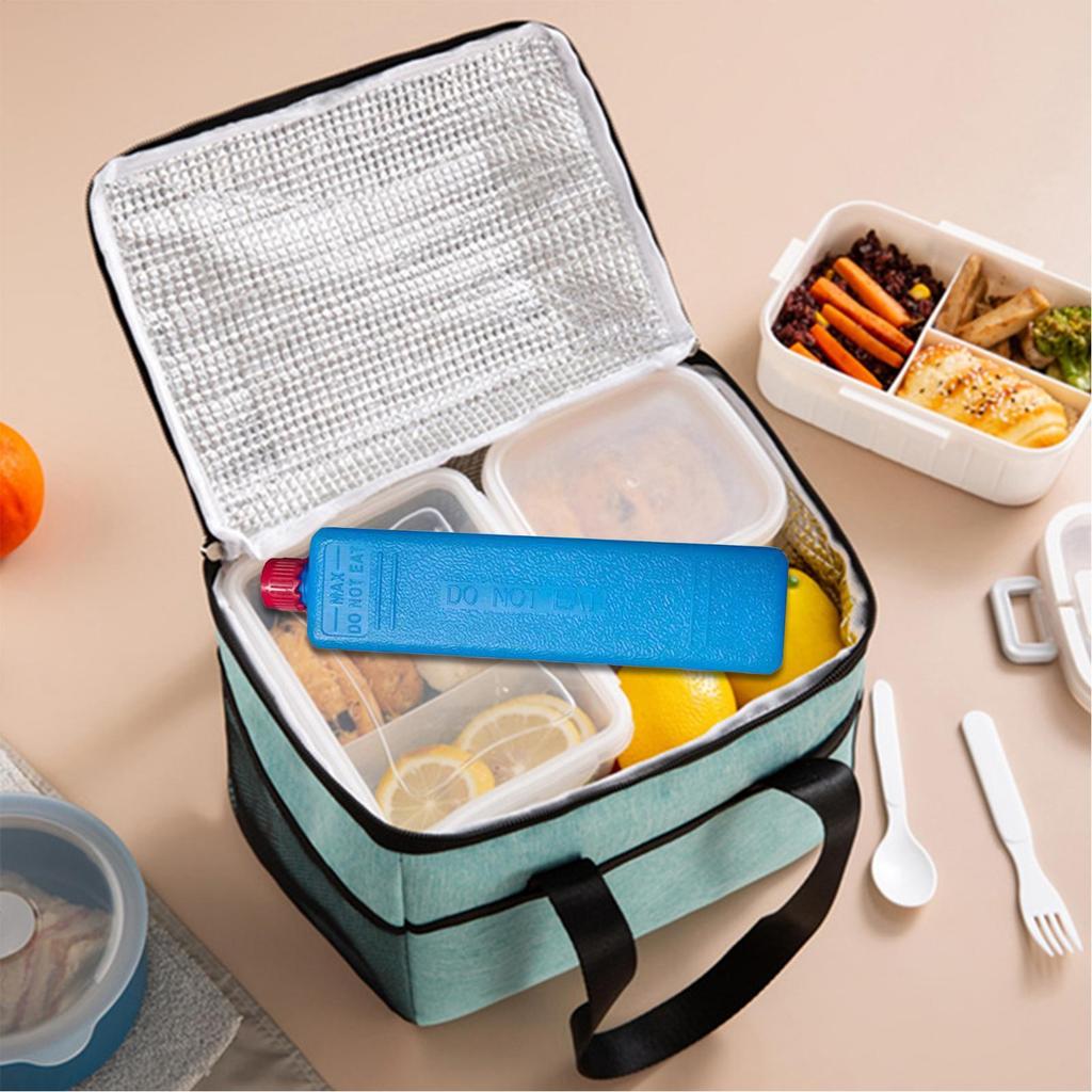 Matlåda Isförpackningar Återanvändbara Iskristalllådor Kylande Isförpackningar Återfrysbara Block för Fraktförvaring Picknickar Camping