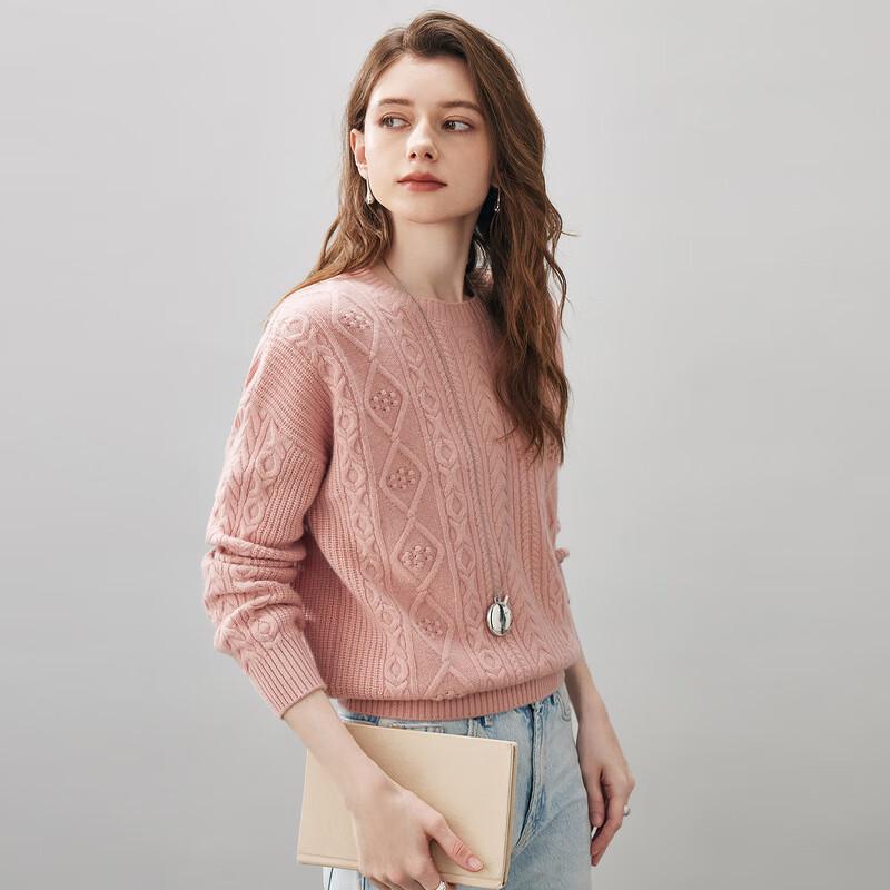 Kemon Boca 2025 A/W Women's Thickened Loose-fit Round Neck Wool Sweater