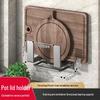 Punch-Free Wall-Mounted Pot Lid & Chopping Board Rack