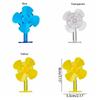 Wind-powered Luminous Wind Energy Fan Ornaments Safe Riding Mini Windmill LED Light  Vehicle