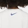 Nike Sweatshirt Letter Logo Print Round Neck Casual Fleece Kids tops White DQ3860-133