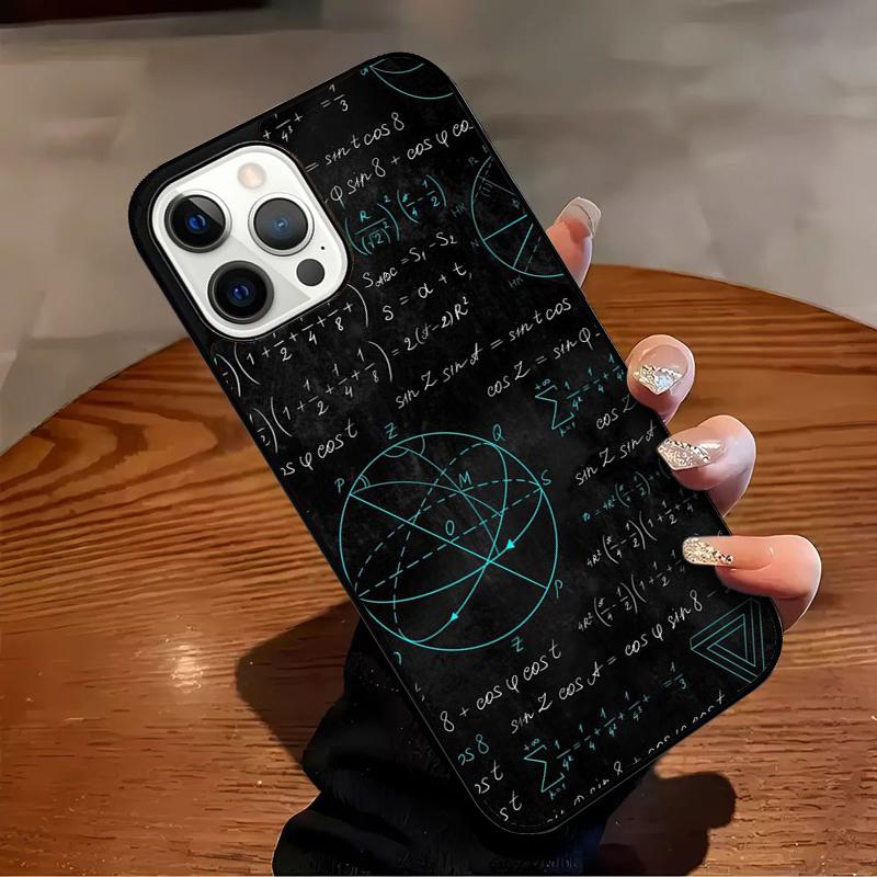 

Science Math Physics Formulas Phone Case For iPhone 17 Air 16 15 14 13 12 11 Pro Max Max Plus Bumper Case Cover iPhone 16e