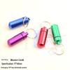 Portable Aluminum Pill Case with Keychain & Sealed Earplugs - Outdoor Survival Gear Pendant