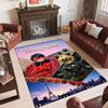 Tappeto in Cristallo di Velluto Personalizzato con Nome e Testo, Tappeto Antiscivolo Miraculous Ladybug per Decorazione Domestica
