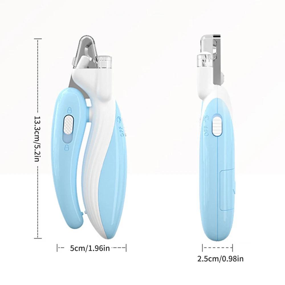 Professional Pet Nail Clippers With Led Light Pet Claw Grooming Scissors For Dogs Cats Small Animals Paw Nail Trimmer Pet Supply