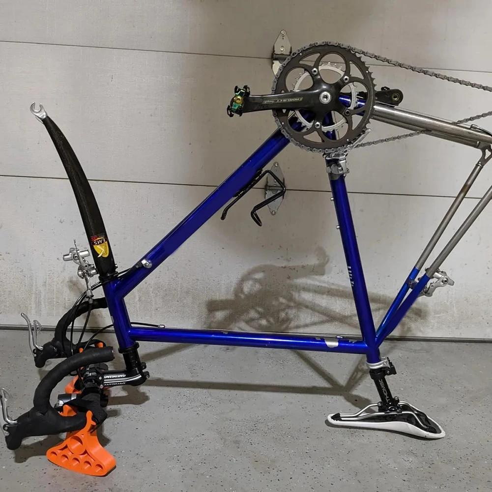 Bicycle Handle Bracket Multifunctional Clip-On Stabilizer Lightweight MTB Maintenance Handlebar Stand Cycling Handlebar Holder