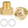 1/2Female To 3/8Male For BSP Thread Brass Hex Bushing Reducing Connector For Gas Brass Hex Bushing Reducing Connector