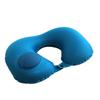 Inflatable U-Shaped Travel Pillow - Neck Support for Camping & High-Speed Rail