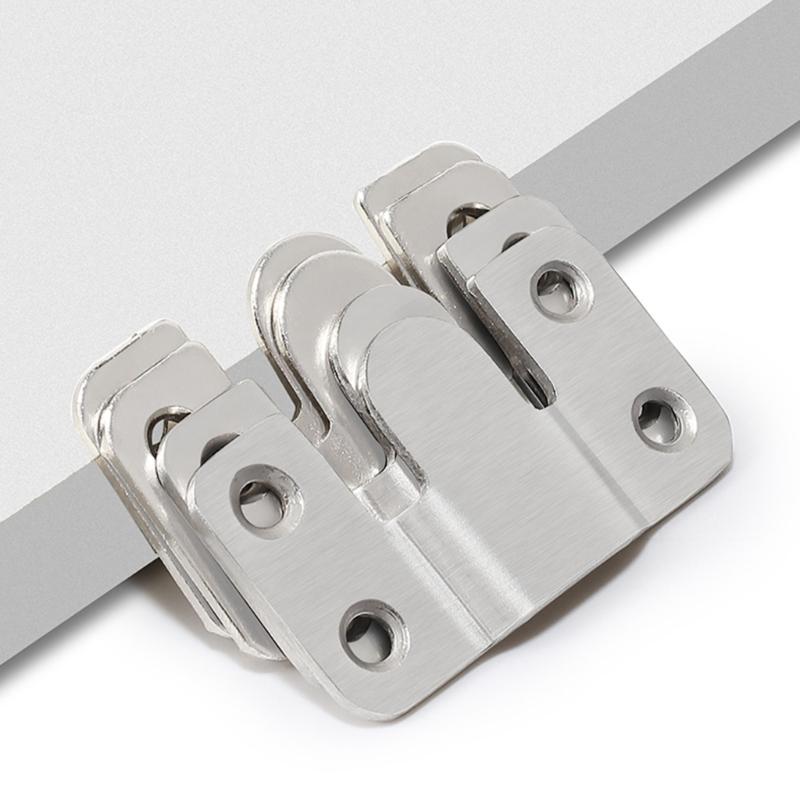 10pcs Heavy Duty Stainless Steel Wall Hook For Home Office Strong Load Capacity Mounting Bracket Hanging Buckles