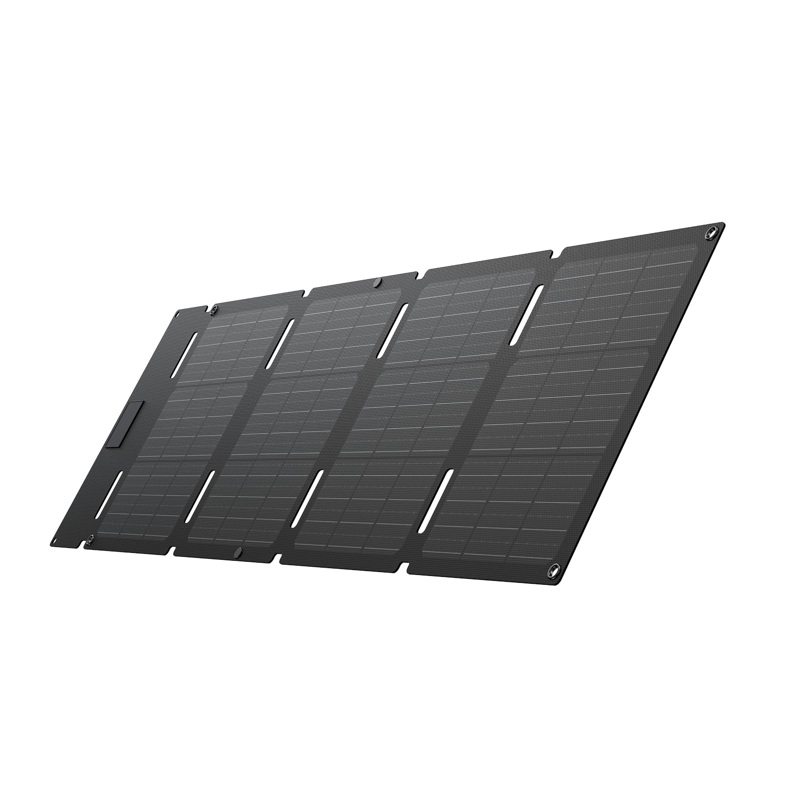 

EcoFlow 45W Сонячна Високоефективна Монокристалічна Сонячна Панель Пряма Зарядка для IP68 Водонепроникна Без Основи Легка для Екстреного Портативного Живлення чорний