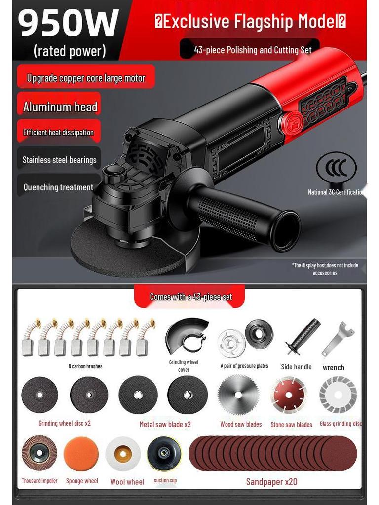 Universal Angle Grinder Adapter for Woodworking and Grooving