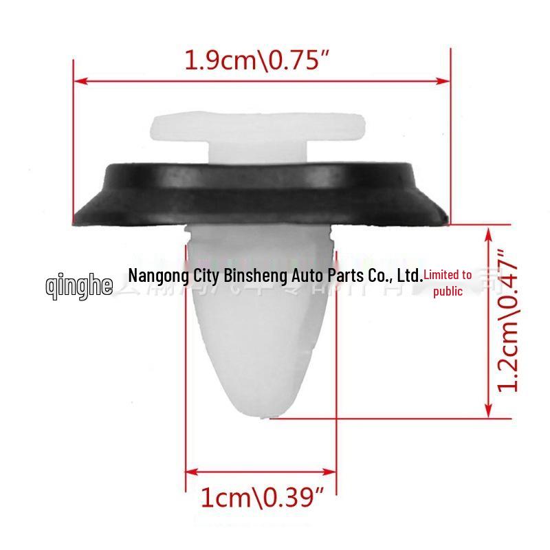 Fiat Door Trim Panel Clips: Compatible with Models 71728806, 8565.43, 856543 71728806 856543 8565.43 68093998AA