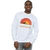 Disney Mens The Lion King Movie Sunset Logo Sweatshirt