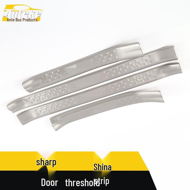 Reiz Stainless Steel Sill Strip & Bumper Pedal Trim Accessories