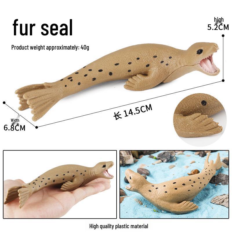 Children's Farm Animal Models: Cow, Pig, Rooster, Donkey, Duck, Cat, Sheep - Plastic Toy Set