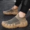 2025 summer new trendy breathable one-foot pedal Internet celebrity platform sneakers men's ins retro trendy shoes